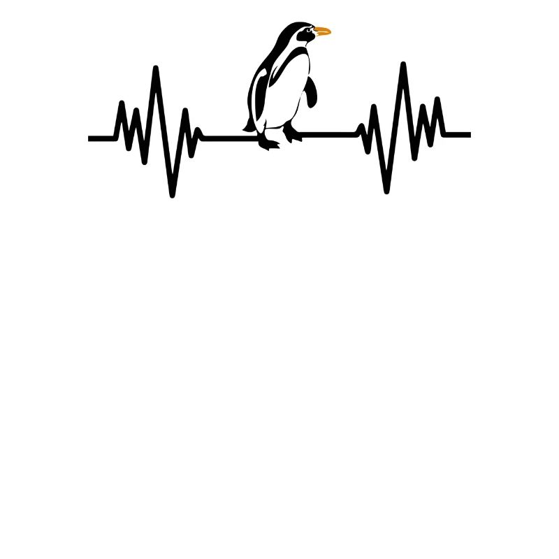 Herzschlag Pinguin