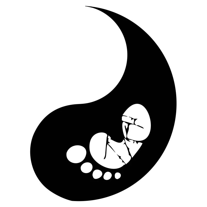 Baby Hälfte Yin
