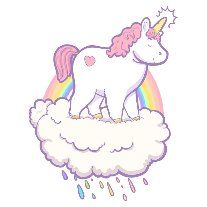 Pummeliges Einhorn