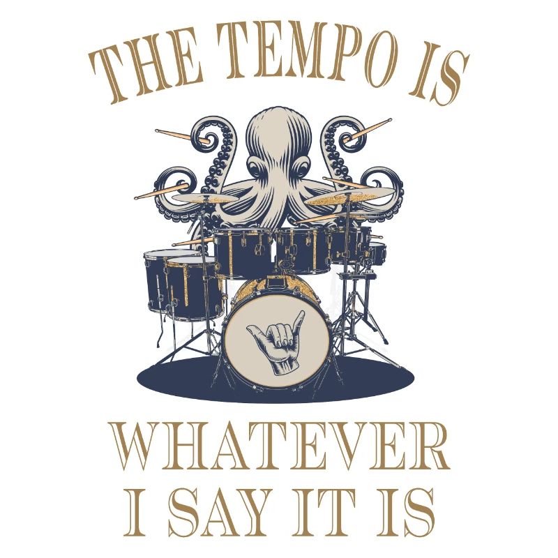 Drums Drummer Octopus