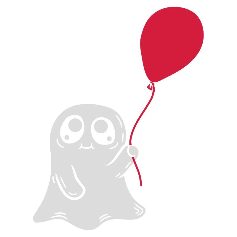 Luftballon Geist Comic Design