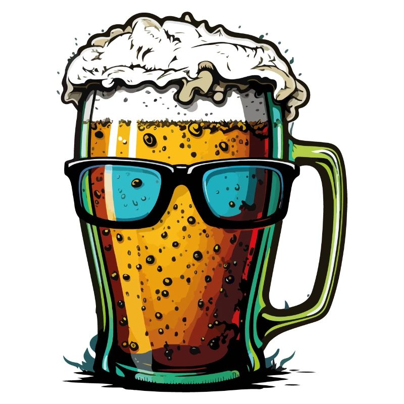 Bier Sonnenbrille