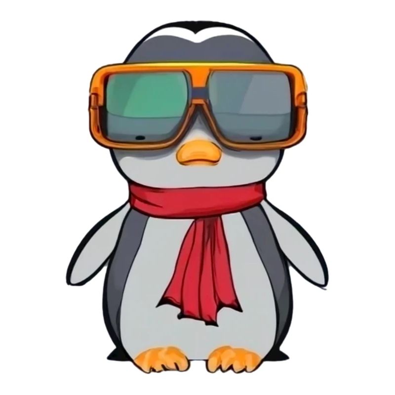 Niedlicher kleiner Pinguin