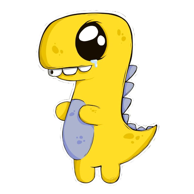 Trauriger Dino