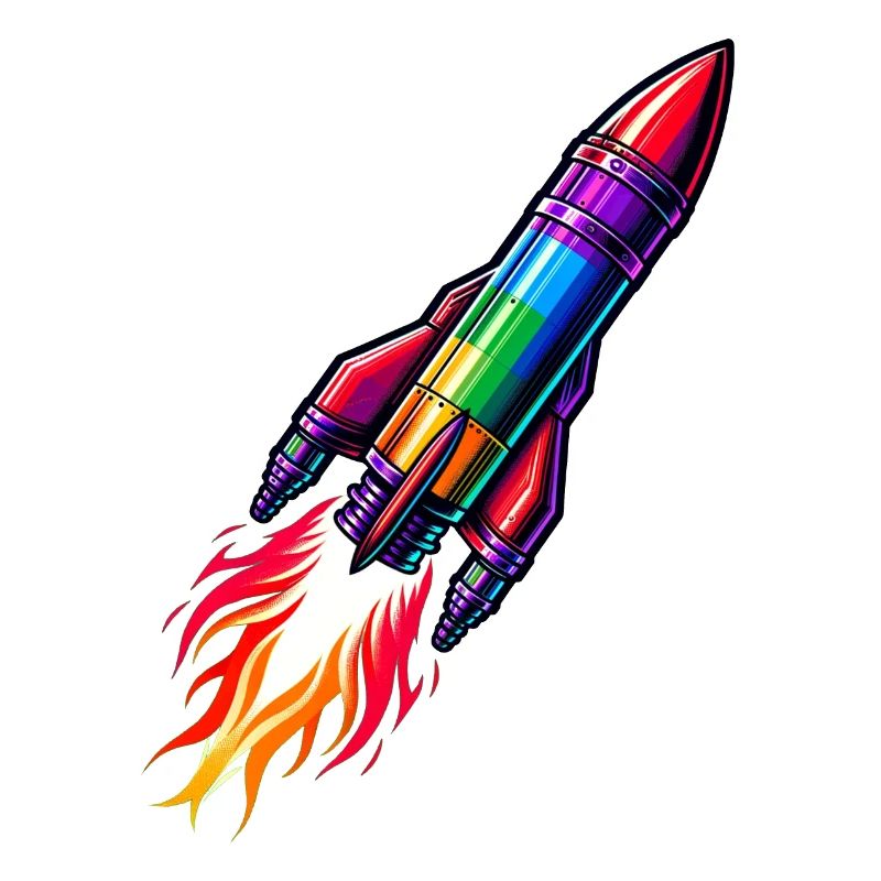 Regenbogenrakete
