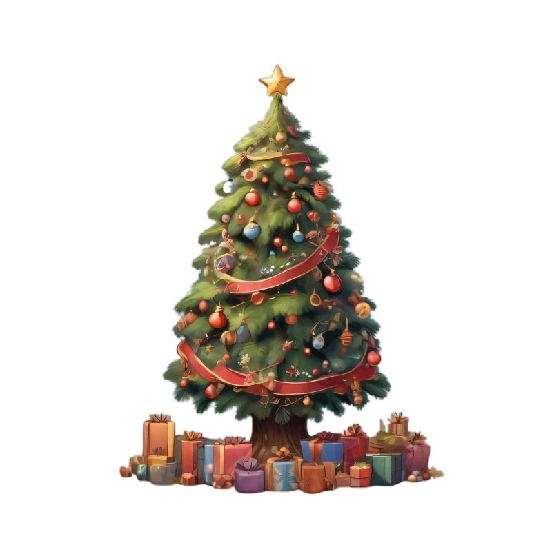 Weihnachtsbaum mit Geschenken