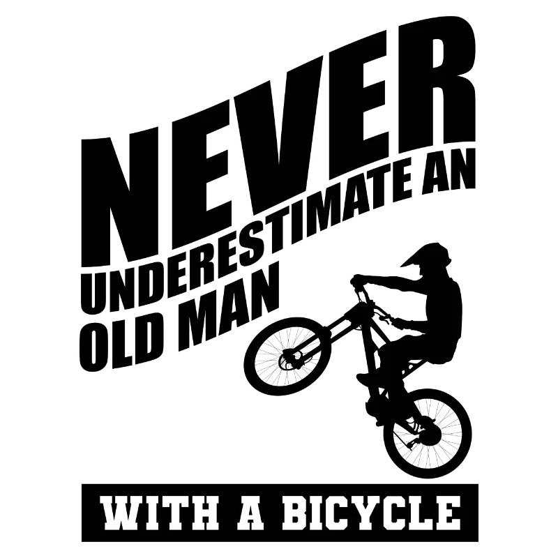 Lustiger Fahrrad Spruch