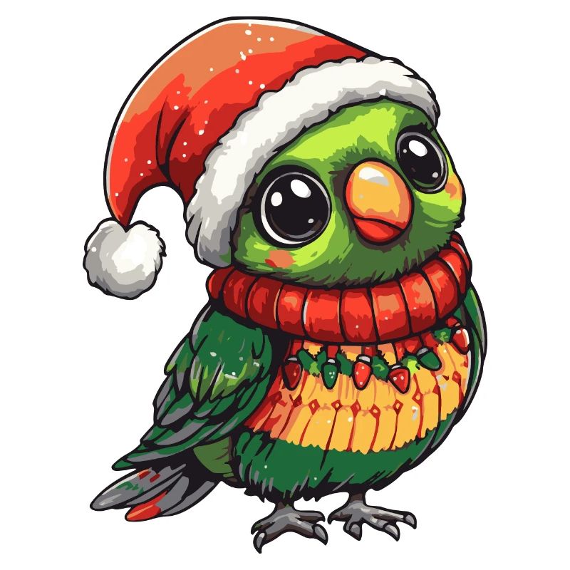 Papagai Weihnachten