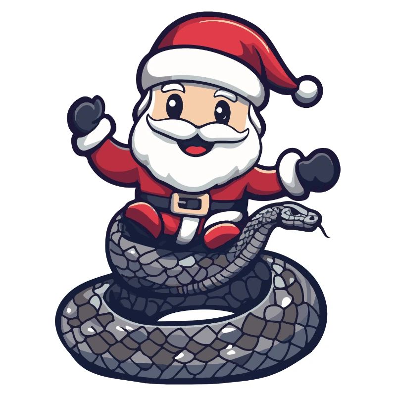 Schlange Kobra Weihnachtsmann