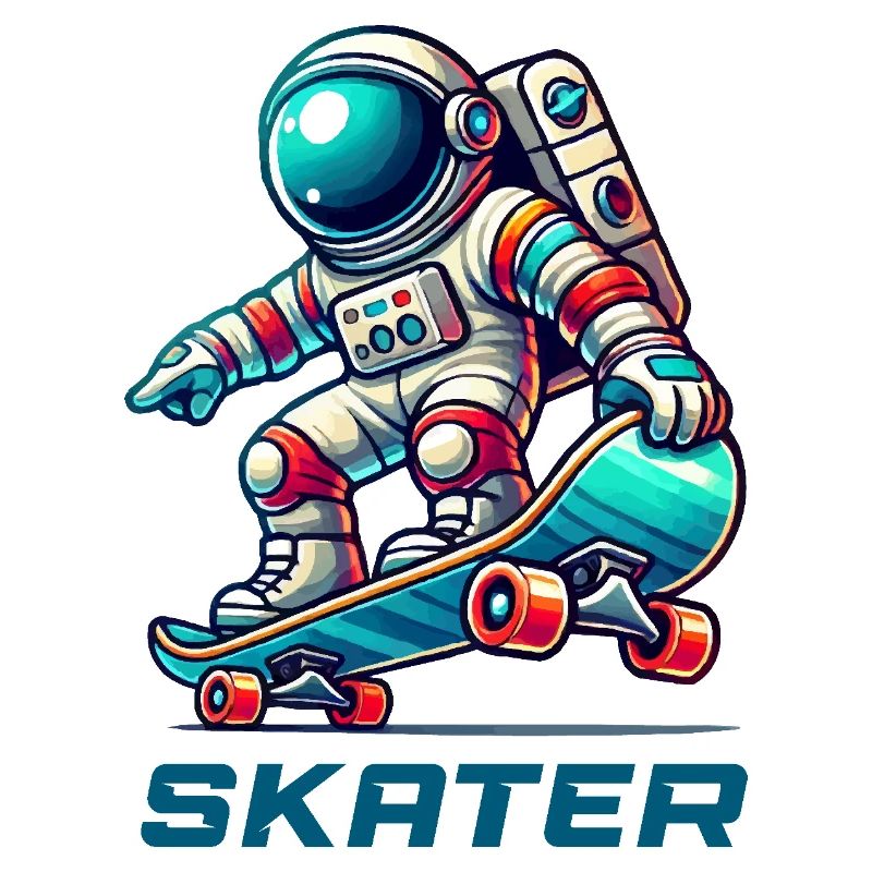 astronaut skateboard