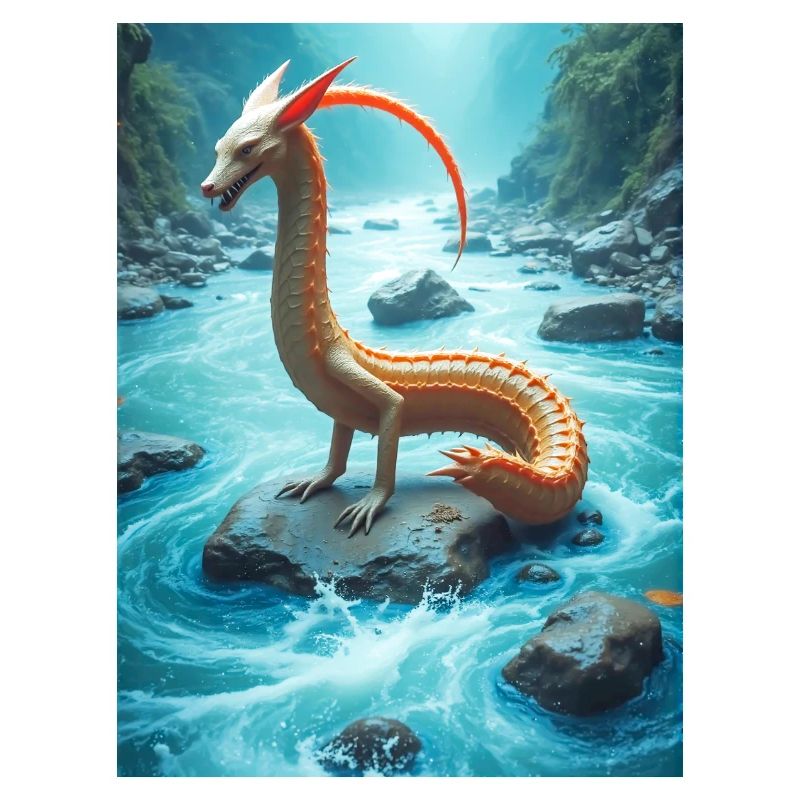 Nguruvilu, poisson-renard mapuche du peuple de rivière chilien