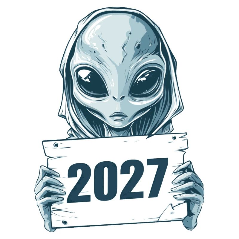 hellblaues Alien 2027