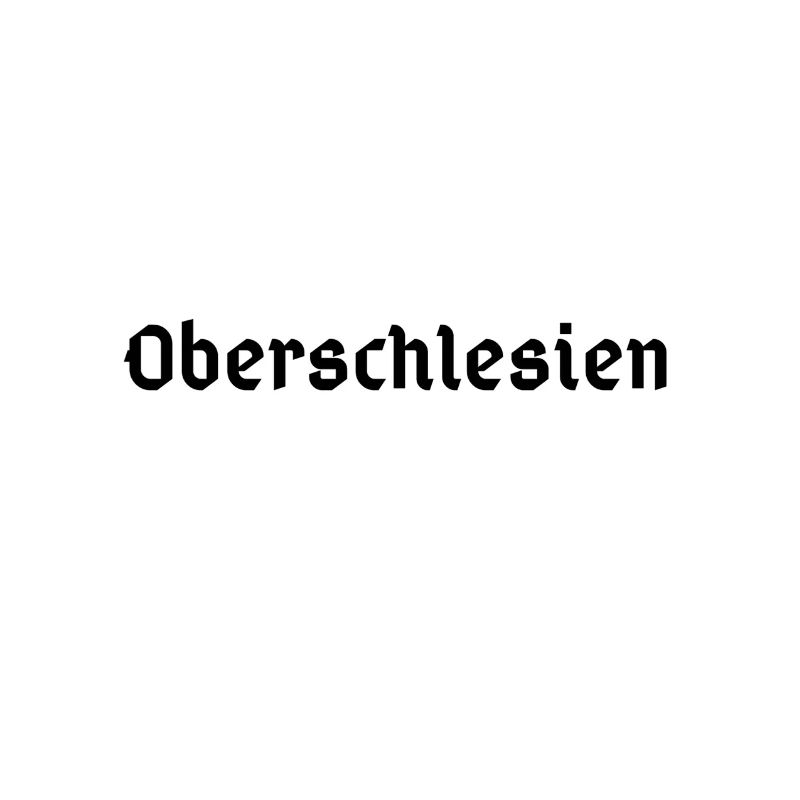 Oberschlesien Schrift