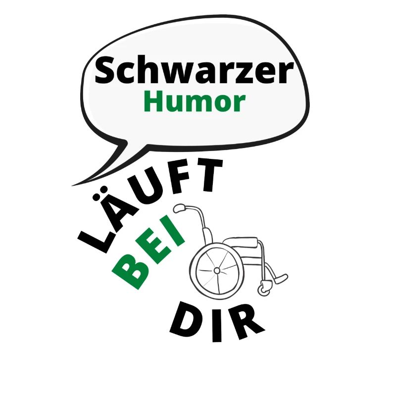 Rollstuhlfahrer witziges T-Shirt