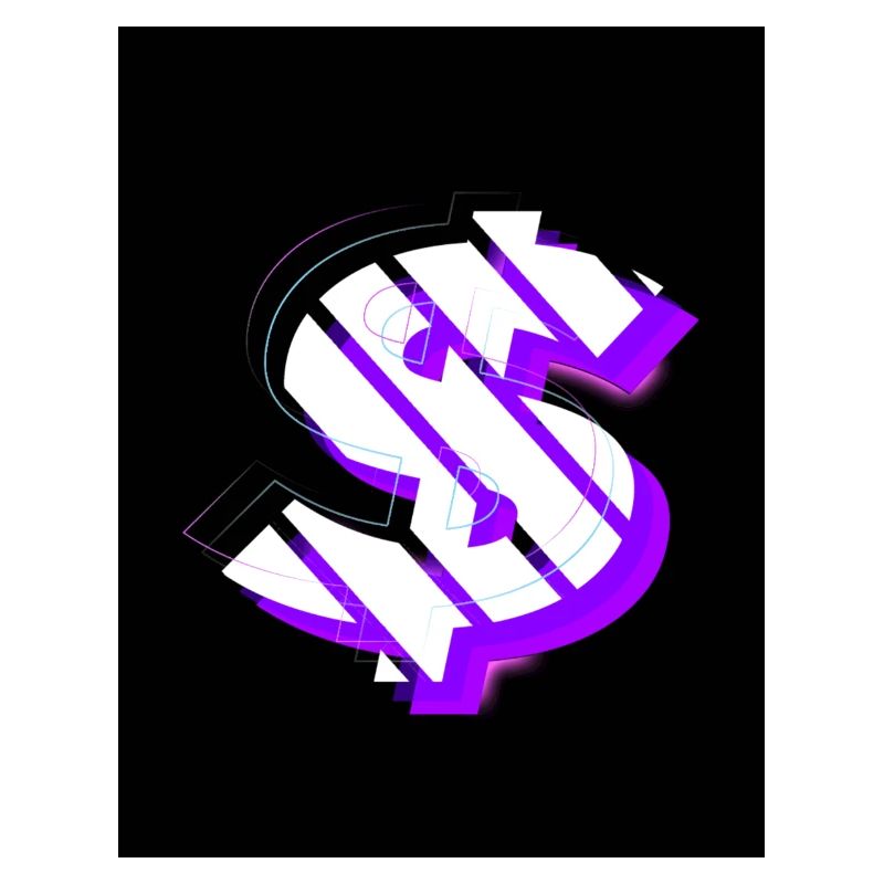 Cash Black Purple