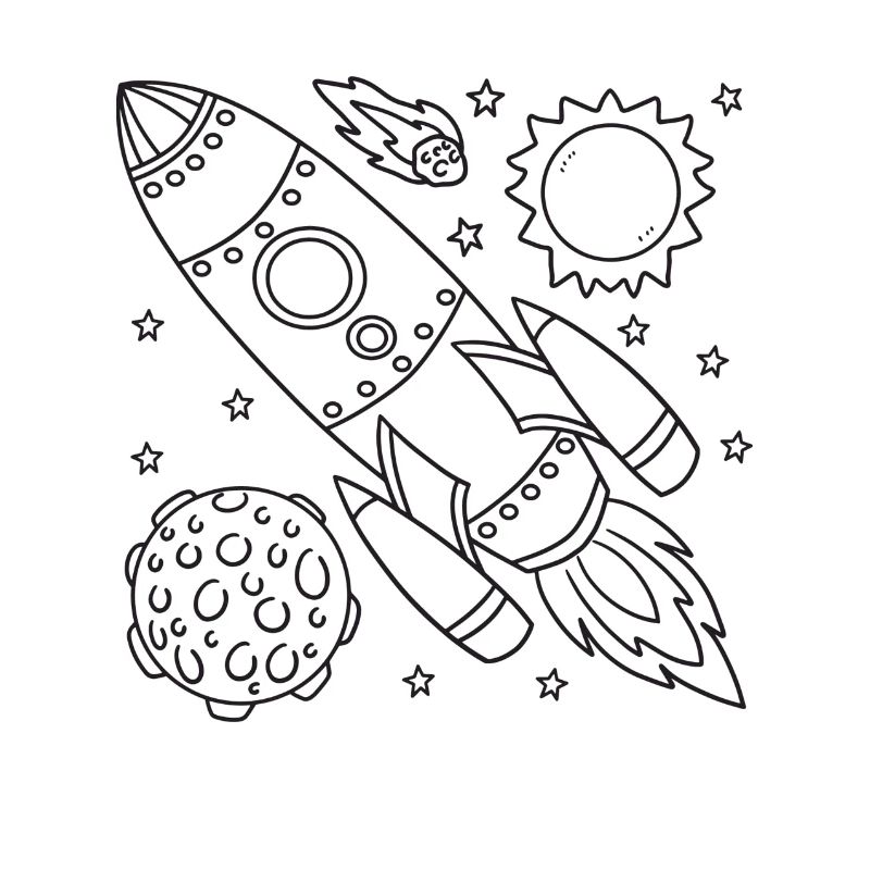 Rakete Weltraum Spaceship