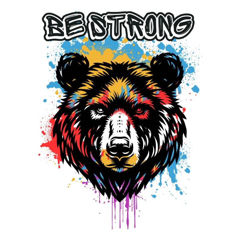 T-Shirt-Bär, Be strong