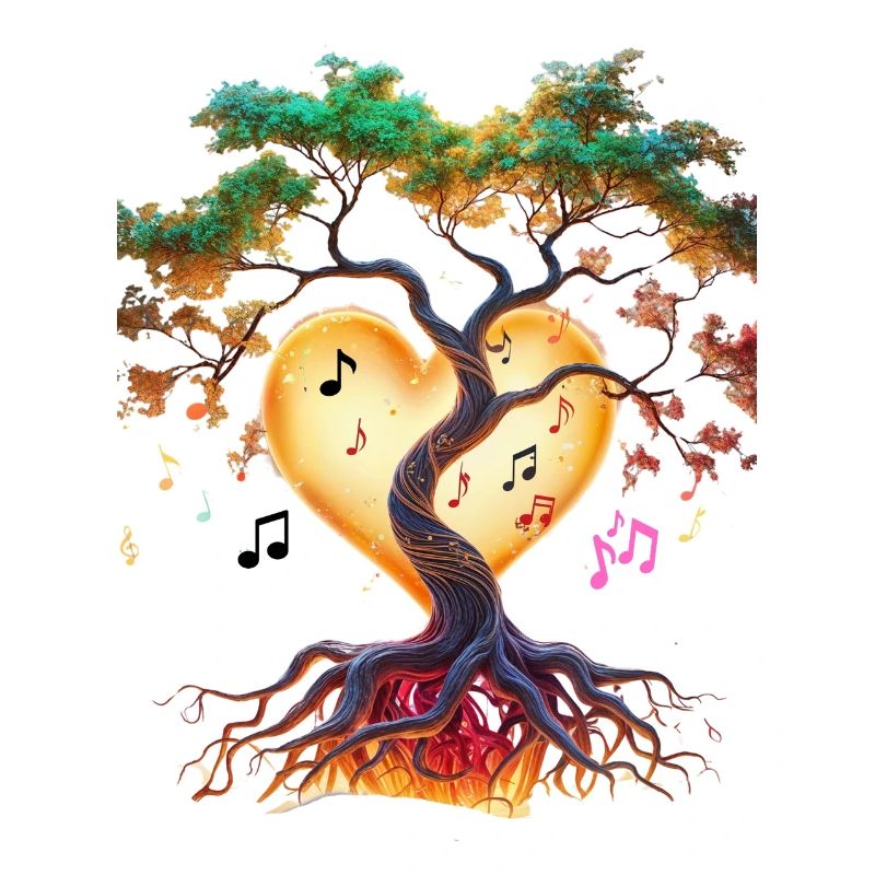 Magischer Musik Baum