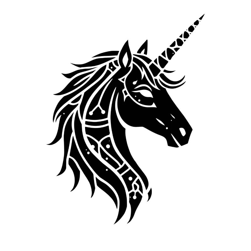 Tribal Einhorn