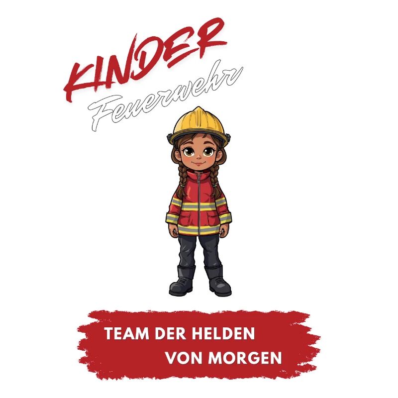 Kinder Feuerwehrheld Motiv