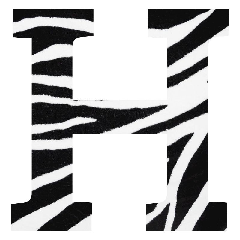 Buchstabe h Zebra