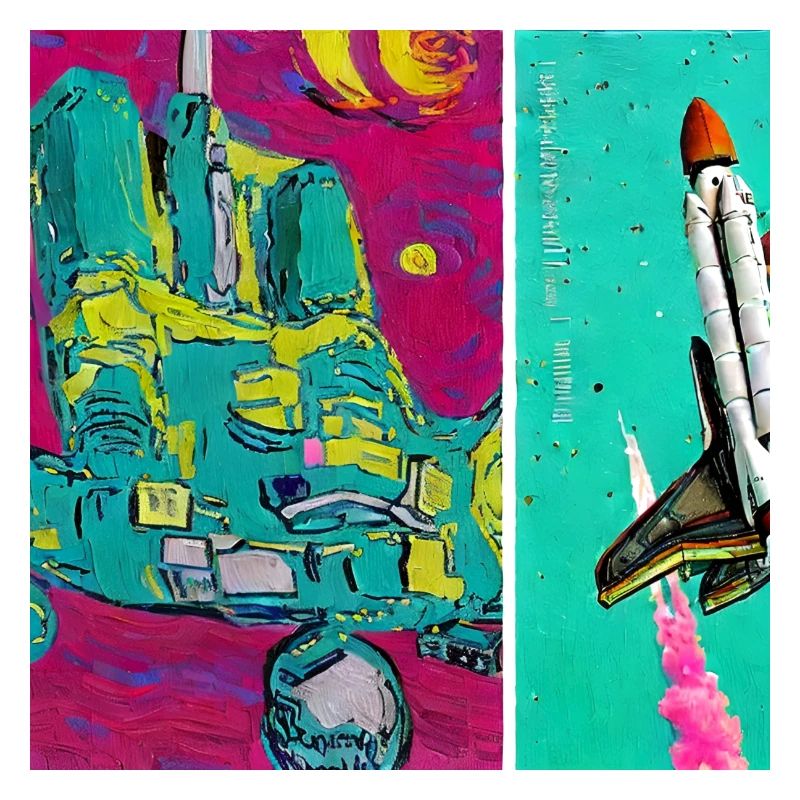 Space Shuttle Van Gogh