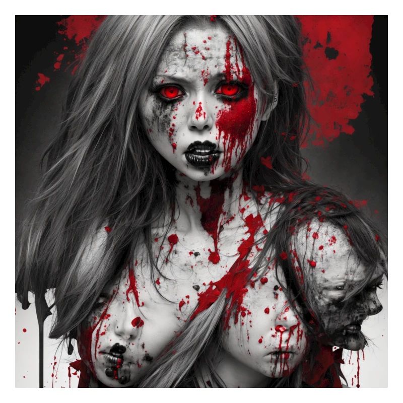 Zombie bloody face