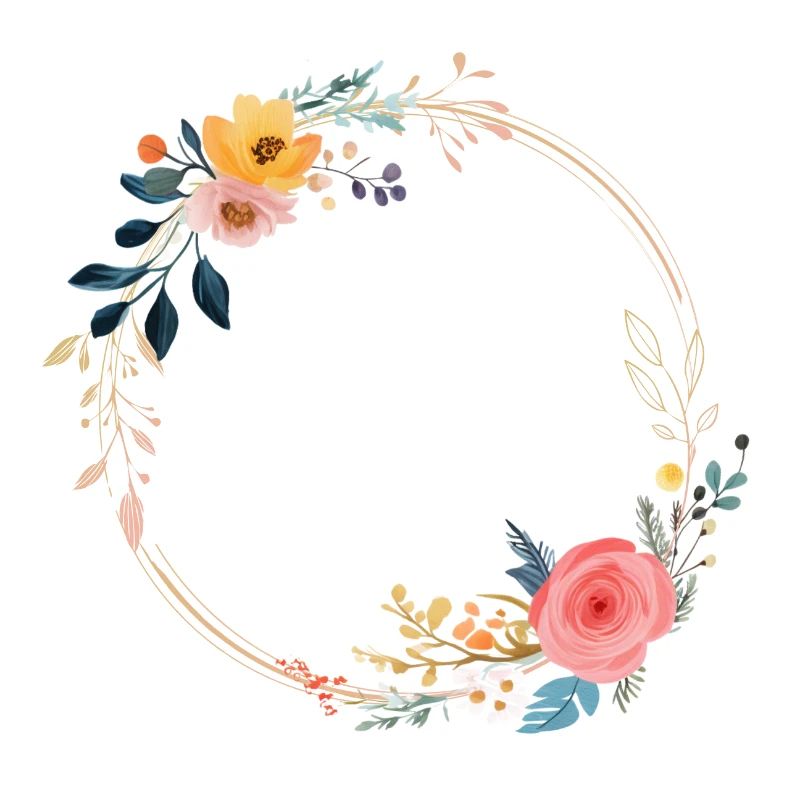 Blumen-Kranz, personalisierbar