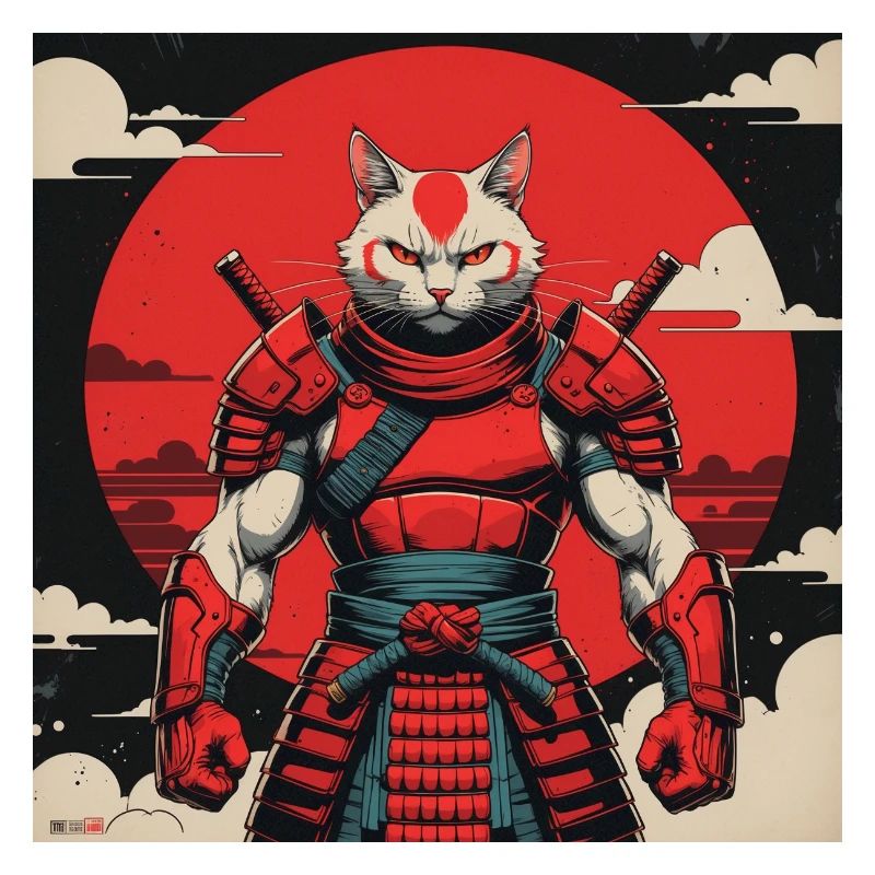 Samurai-Katzenkrieger