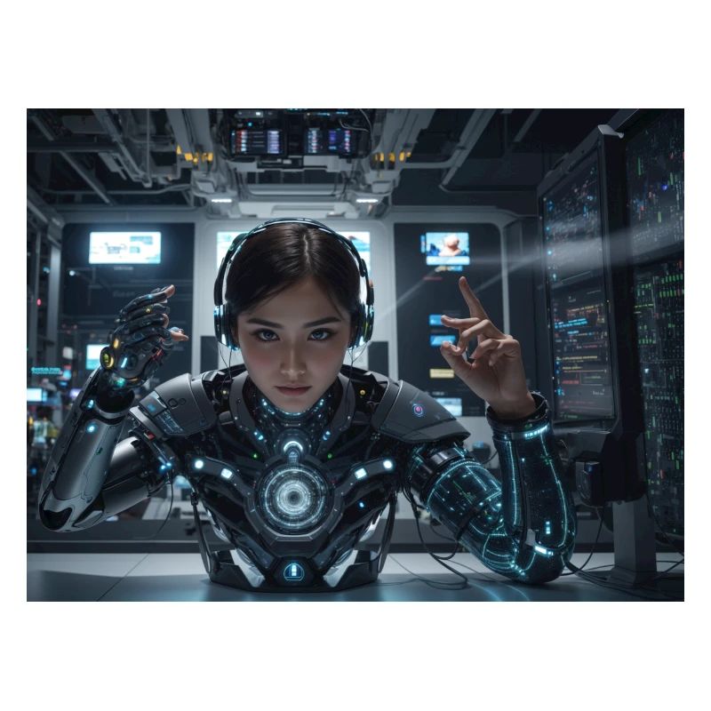 Synthese der Technologie-Zukunft