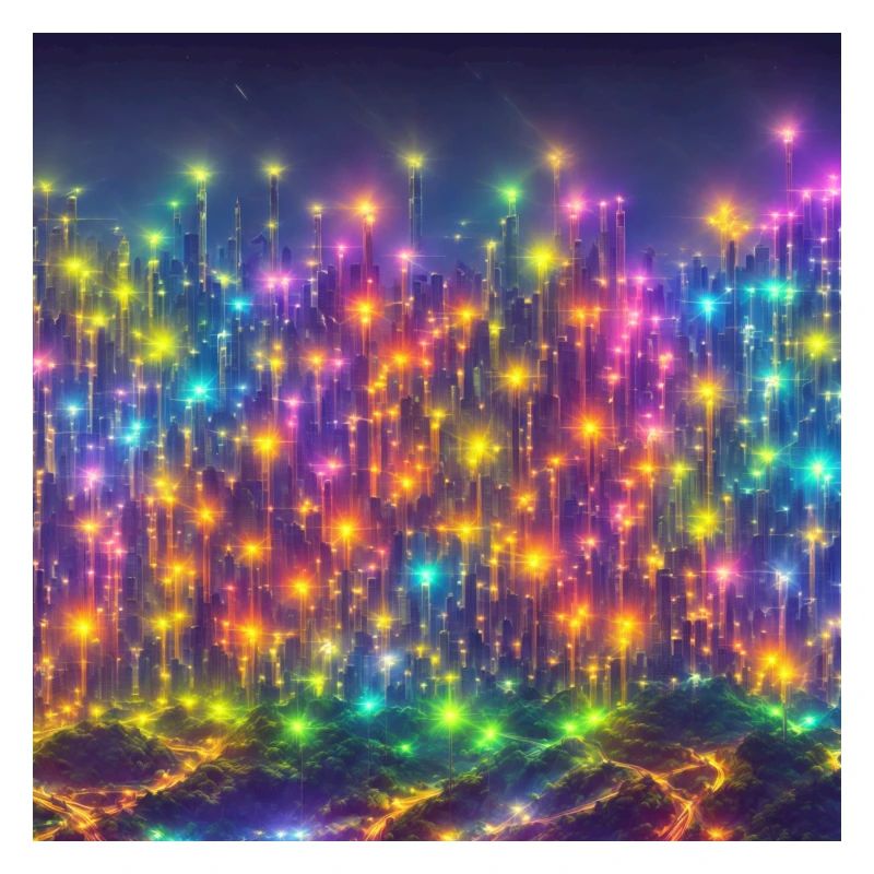 A technicolor skyline