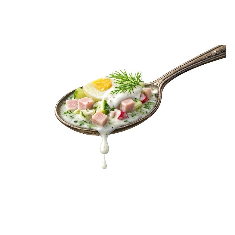 Okroschka in Löffel Illustration