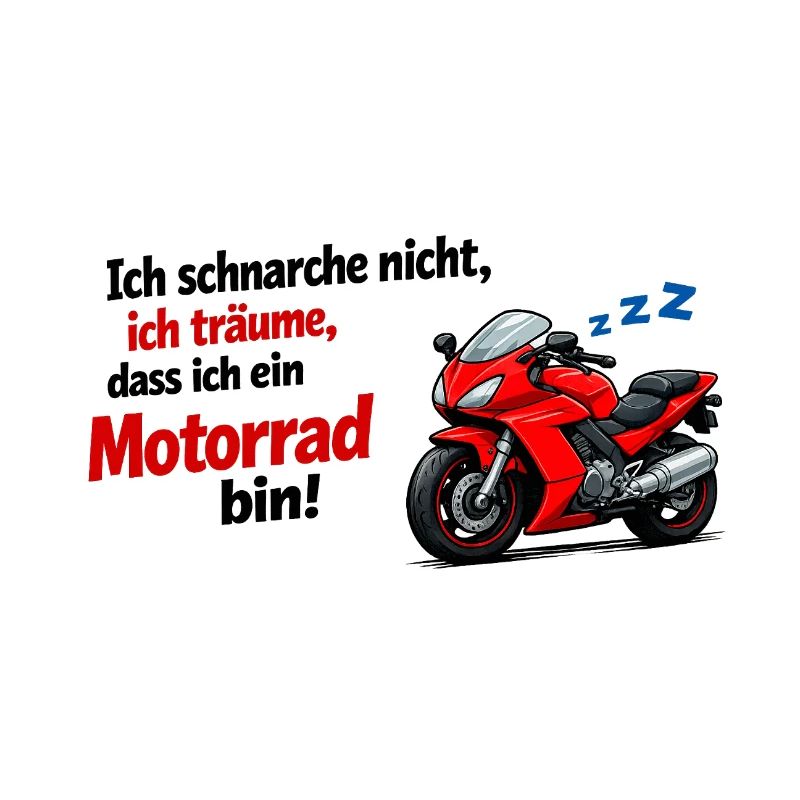 Ich träume Motorrad