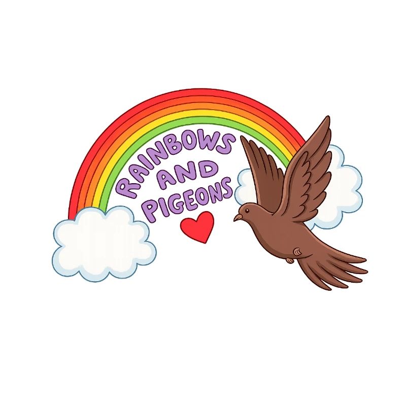 Regenbogen Taubenliebe