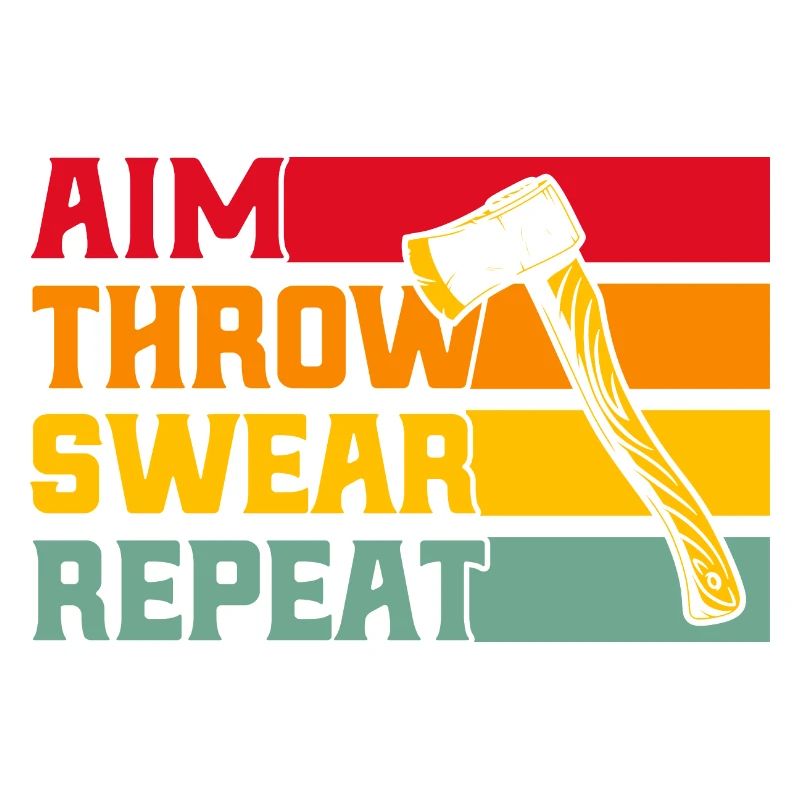 Professional axe throwing competitions in axe throwing
