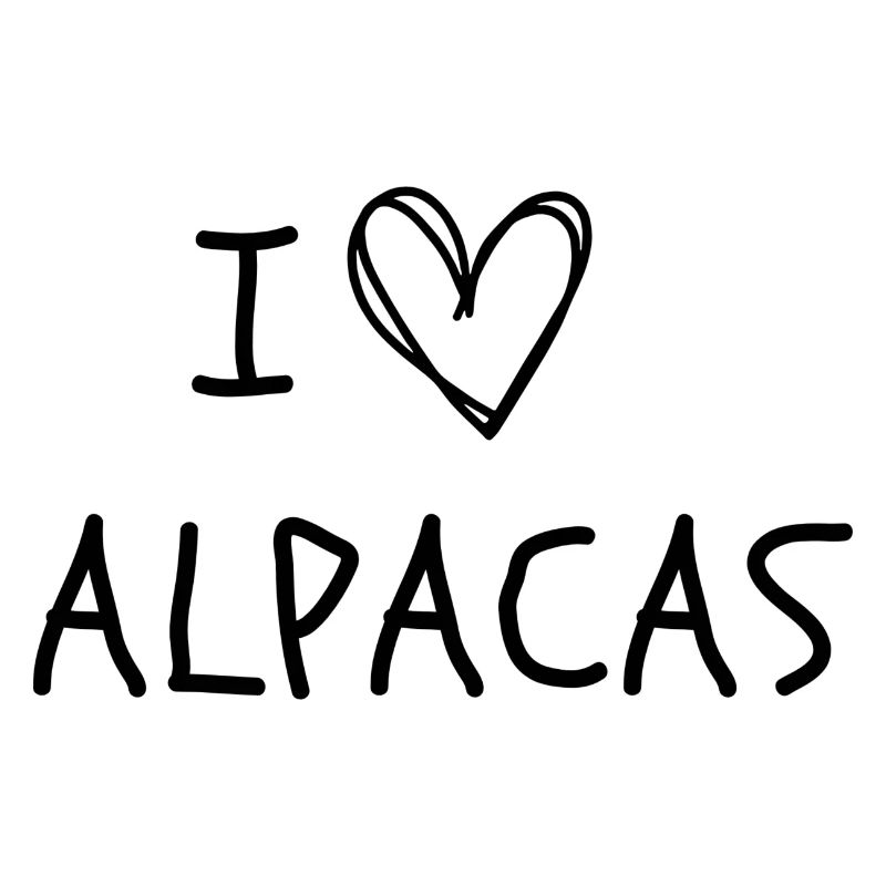 Ich liebe Alpacas