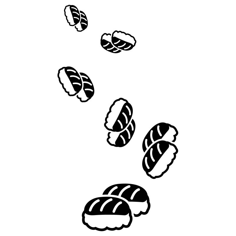 Sushi icon Silhouette