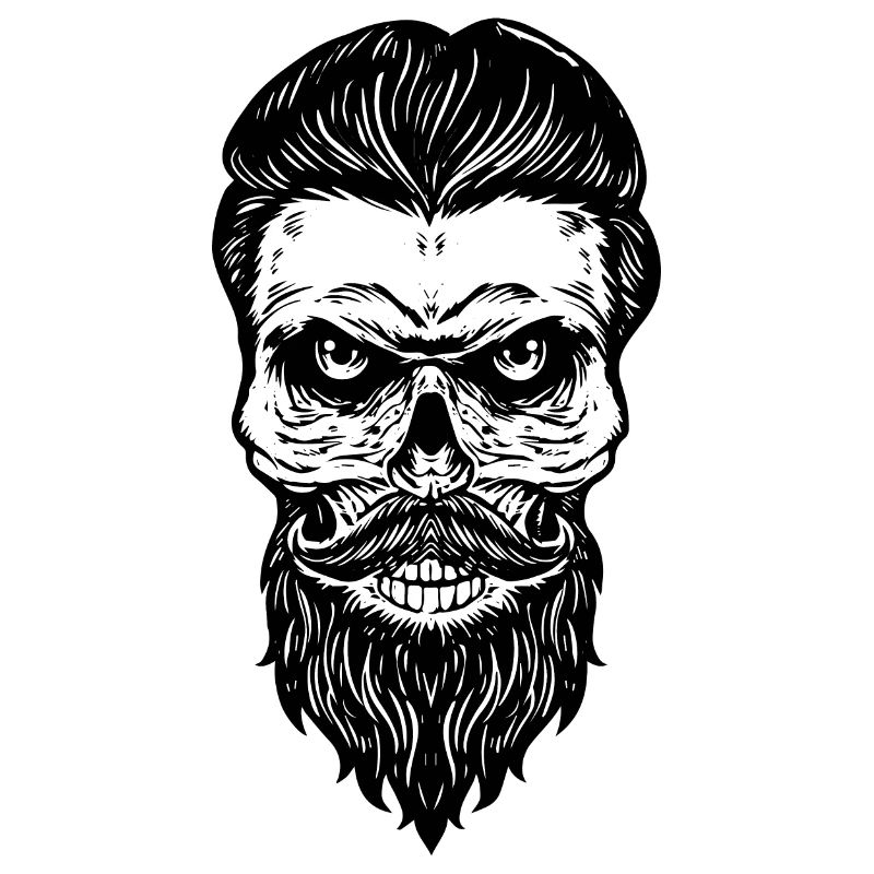 Hippster Skull