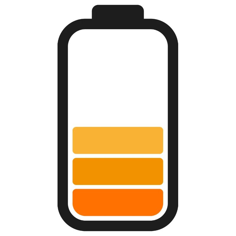 HALF BATTERY - Black