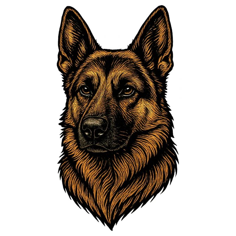 Deutscher Schäferhund Porträt