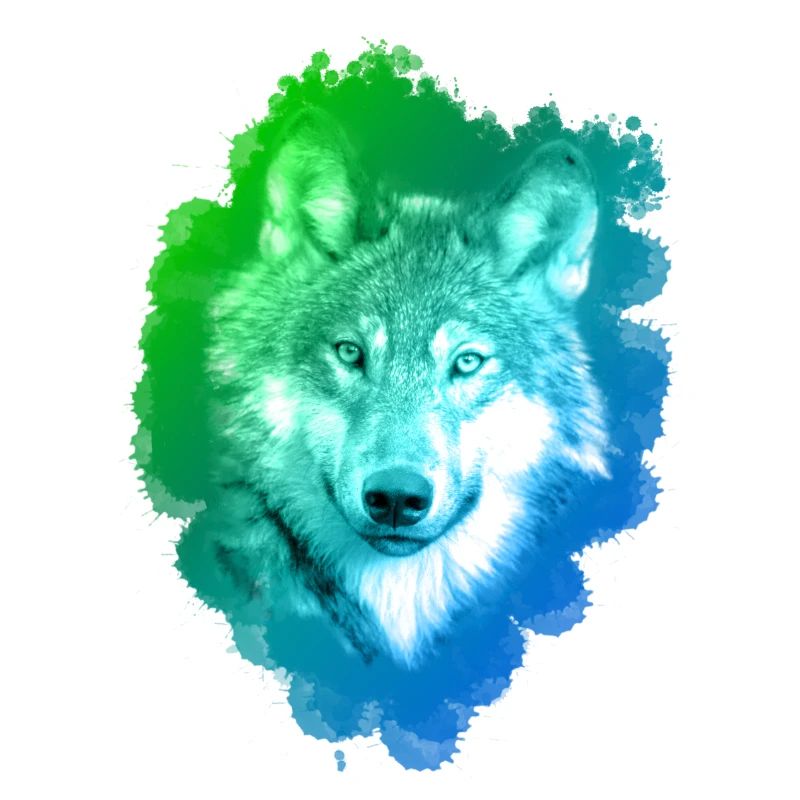 Wolf bunt