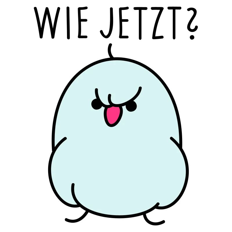 Fragender Vogel