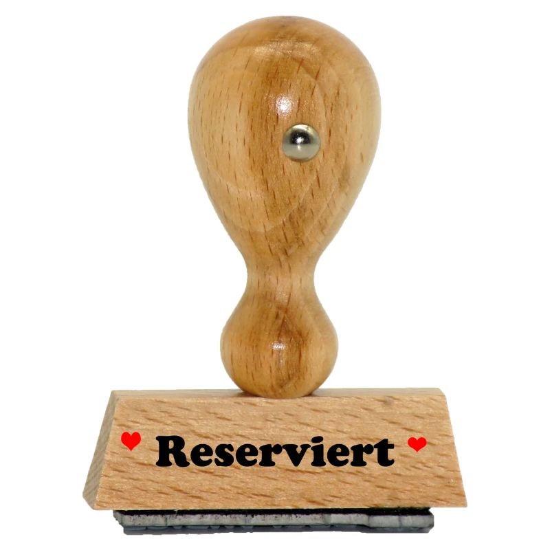 Reserviert Stempel