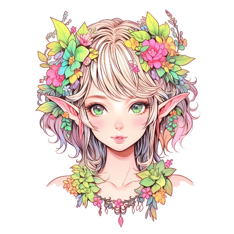 elfe anime mädchen
