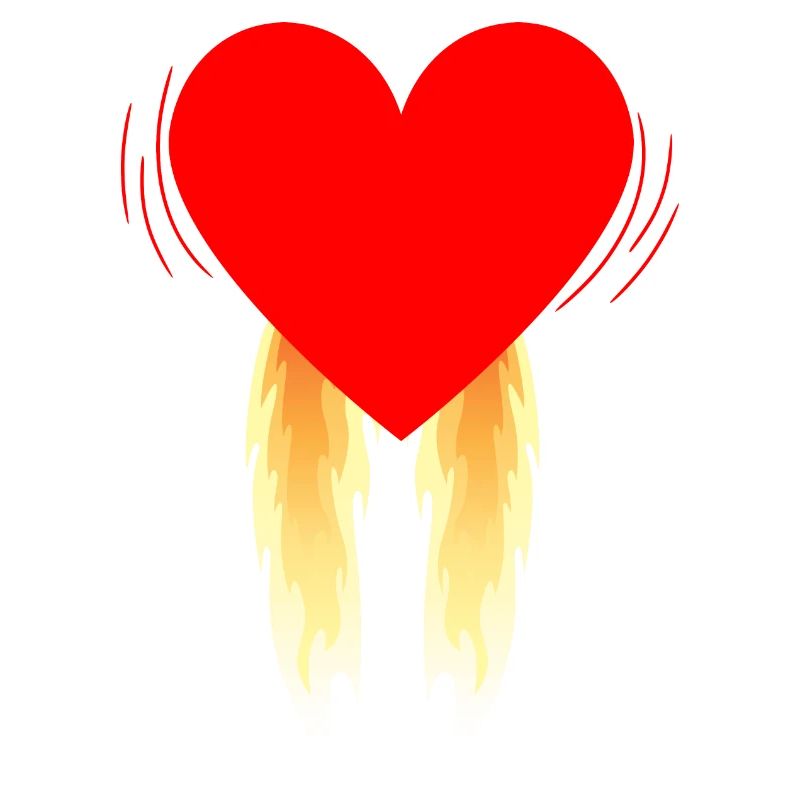 Red Heart Takeoff