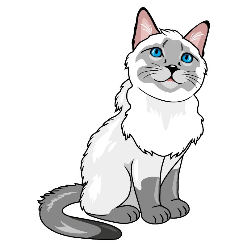 Stolze Siamkatze