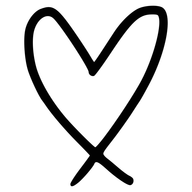 Herz Emoji Skizze