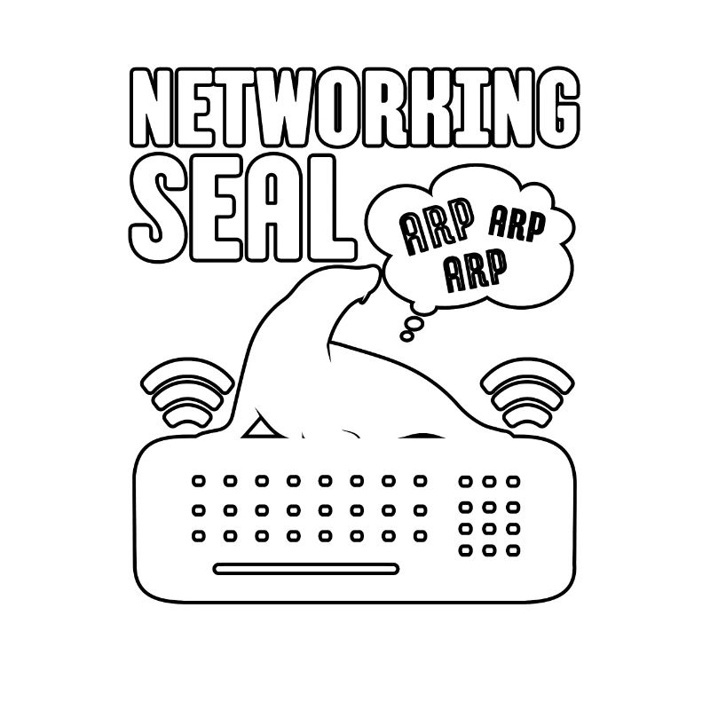 Networking Seal for IT Tech Job System Network