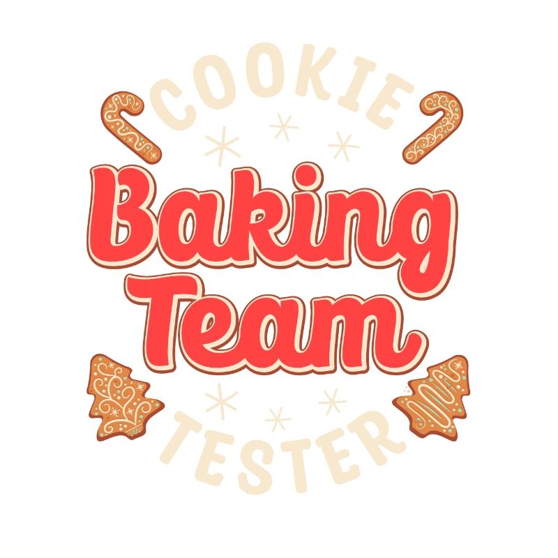 Cookie Baking Team Tester Christmas Gingerbread