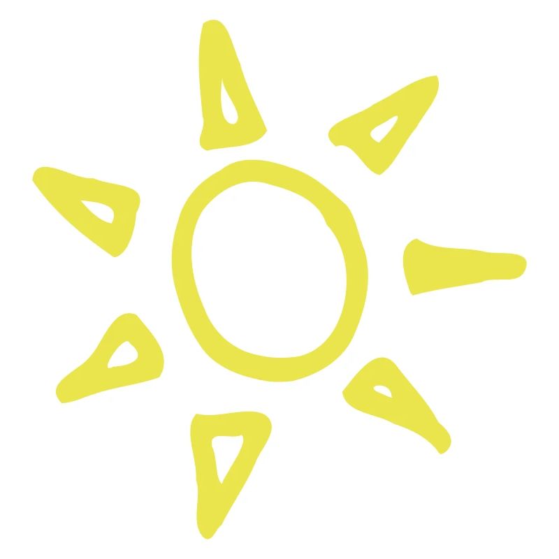 Comic Sun Summer Joy Light Funny Gift